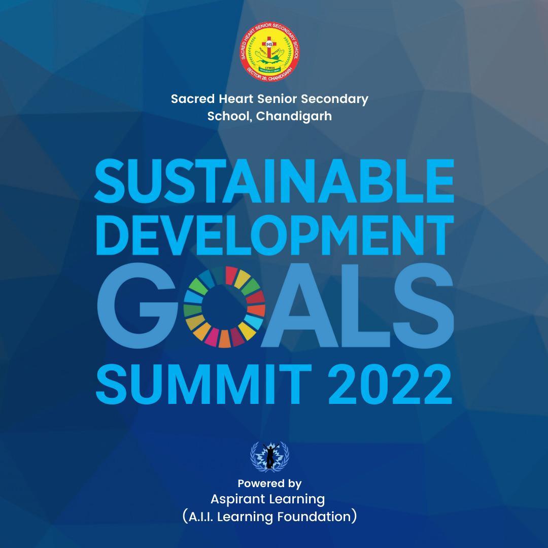 Sacred Heart School Chandigarh hosting  SDG Summit 2022