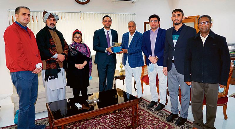 Afghan Ambassador calls upon Chandigarh Administrator Banwarilal Purohit