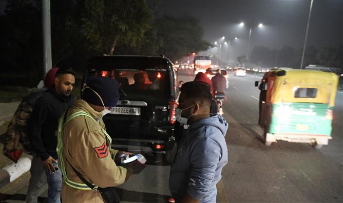 Traffic cops challan 583 in Chandigarh on New Year’s Eve