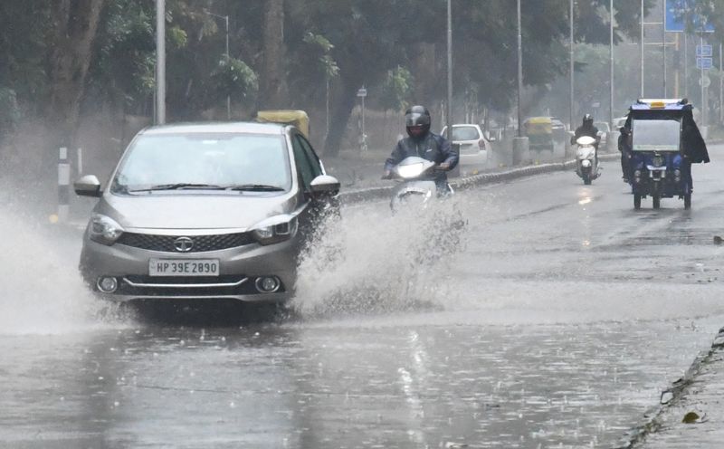 Record January rainfall in Chandigarh since 2017