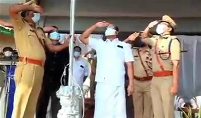 Kerala Minister unfurls national flag upside down; BJP seeks his resignation