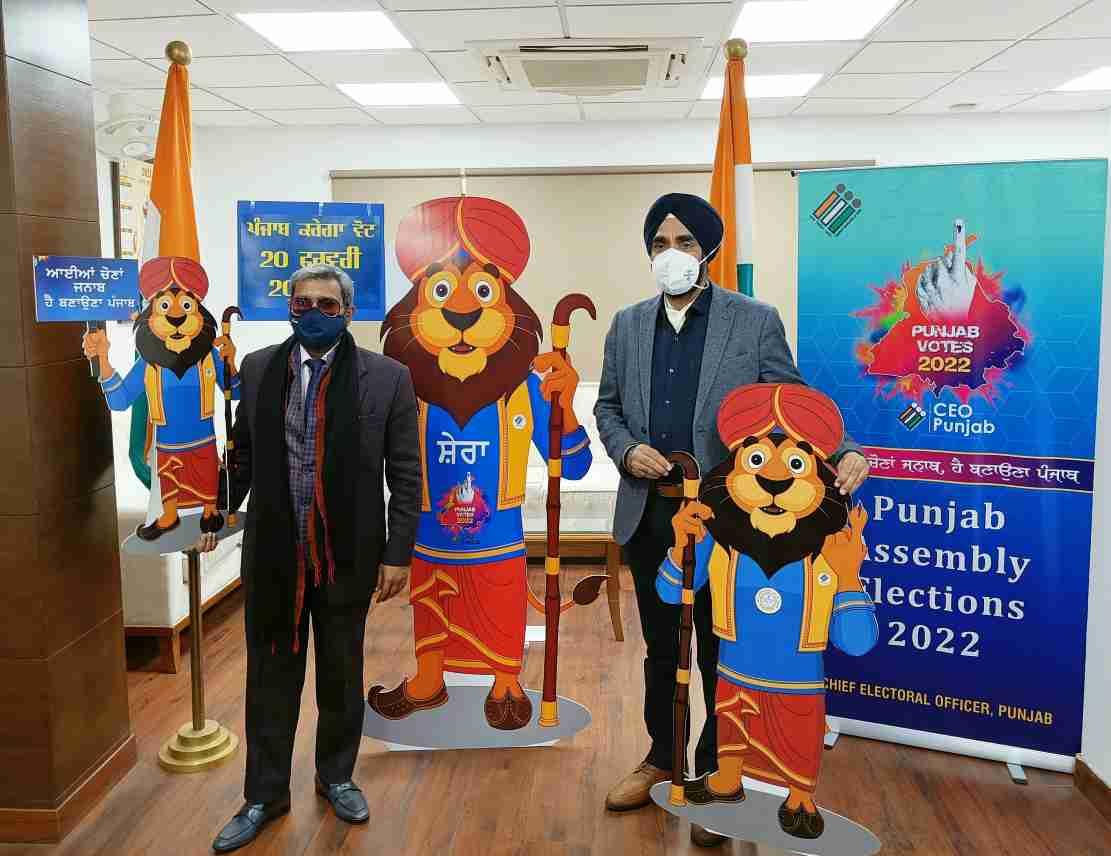 To spread voter awareness, Punjab’s Chief Electoral Officer unveils election mascot