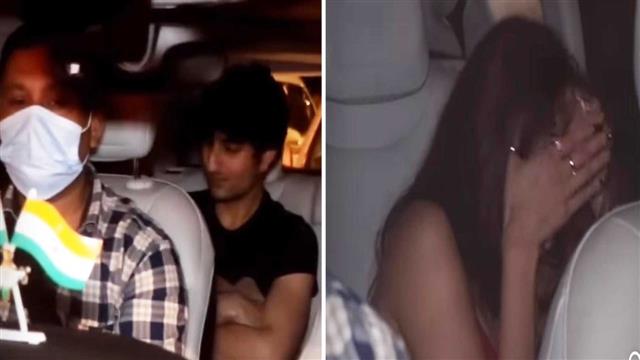 Palak Tiwari hides face as she is clicked with Saif's son Ibrahim Ali Khan; netizens spot 'hickey' on latter's neck