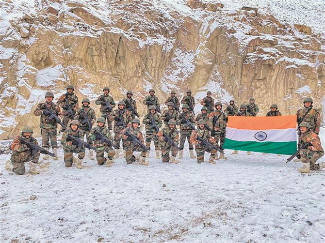 Tricolour at Galwan valley, Army defies Chinese pitch