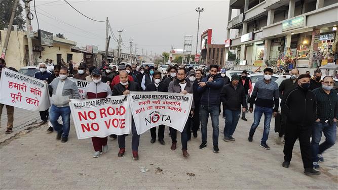 No road, no vote, threaten Nagla residents
