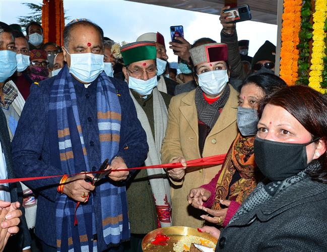 CM inaugurates Dhalli heliport in Shimla
