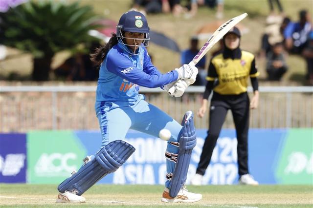 Women’s Asia Cup: Sabbhineni Meghana makes bat talk as India beat Malaysia