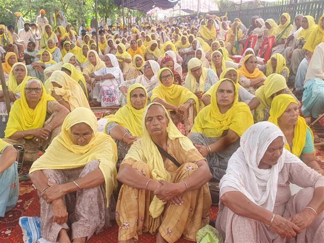 Women take centre stage at Sangrur protest