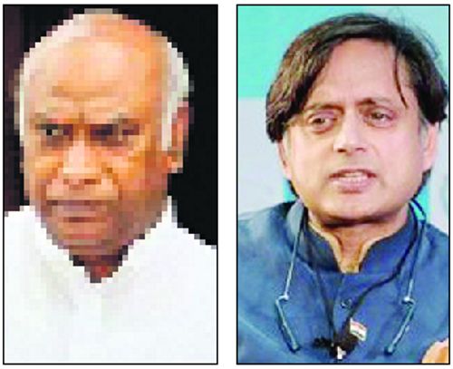 A clash of contrasts for Congress chief: Dalit grassroots leader Mallikarjun Kharge  versus flamboyant UN ex-diplomat Shashi Tharoor