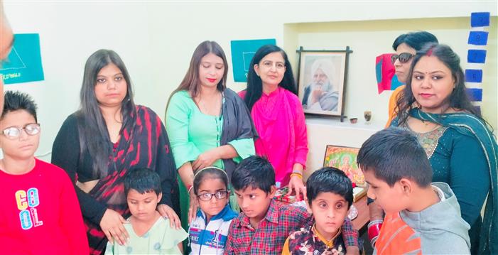Diwali celebrations for visually impaired kids