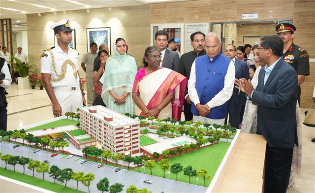 President unveils new sectt; gives city green projects