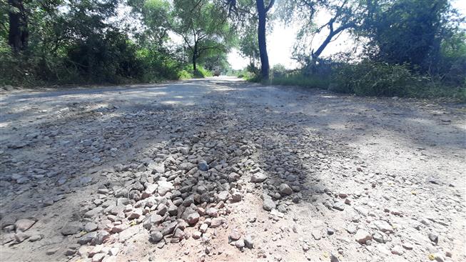 Residents bear brunt of potholed road