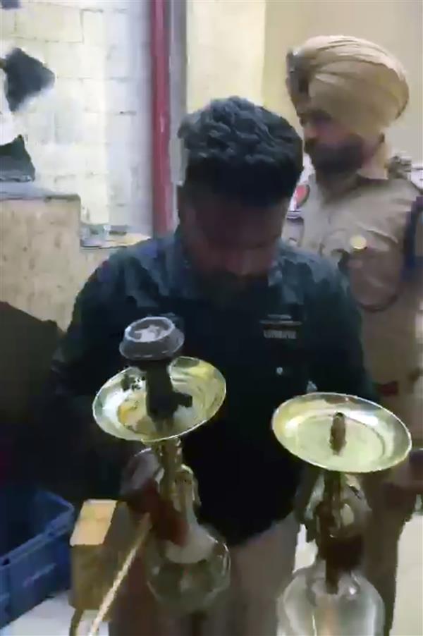 15 hookahs seized in Amritsar, restaurant employee arrested