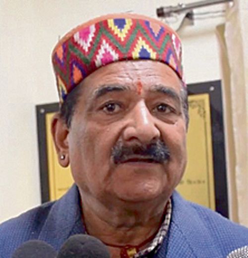 Maheshwar Singh relents, not to contest poll from Kullu Sadar