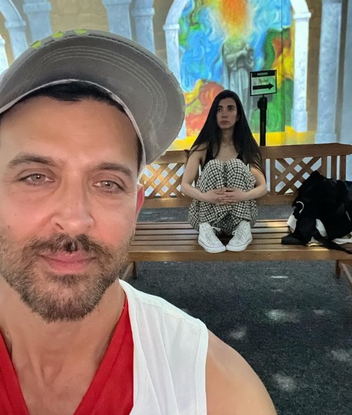 It's a first: Hrithik Roshan flaunts girlfriend Saba Azad's picture on Instagram