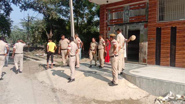 Raids at houses of notorious criminals in Haryana