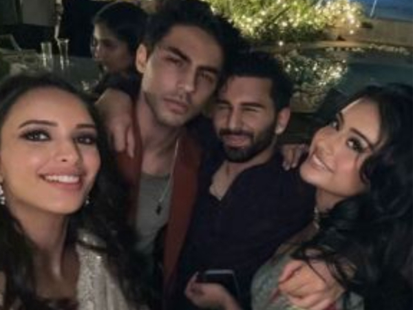 Aryan Khan parties with Nysa Devgn, Tripti Dimri; Ananya Panday, Ibrahim Ali Khan strike a pose in these inside pics from Bollywood Diwali bash