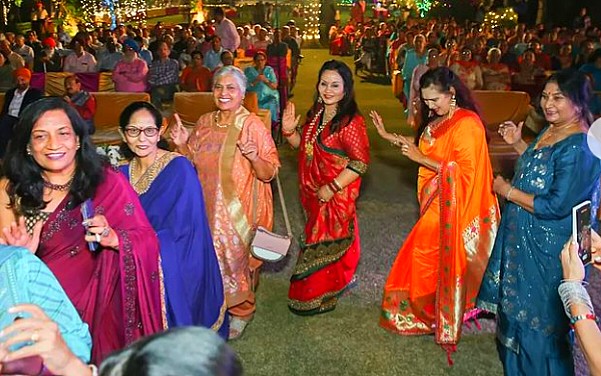 Elderly people celebrate Diwali at Sanjeevni Sharnam in Hoshiarpur