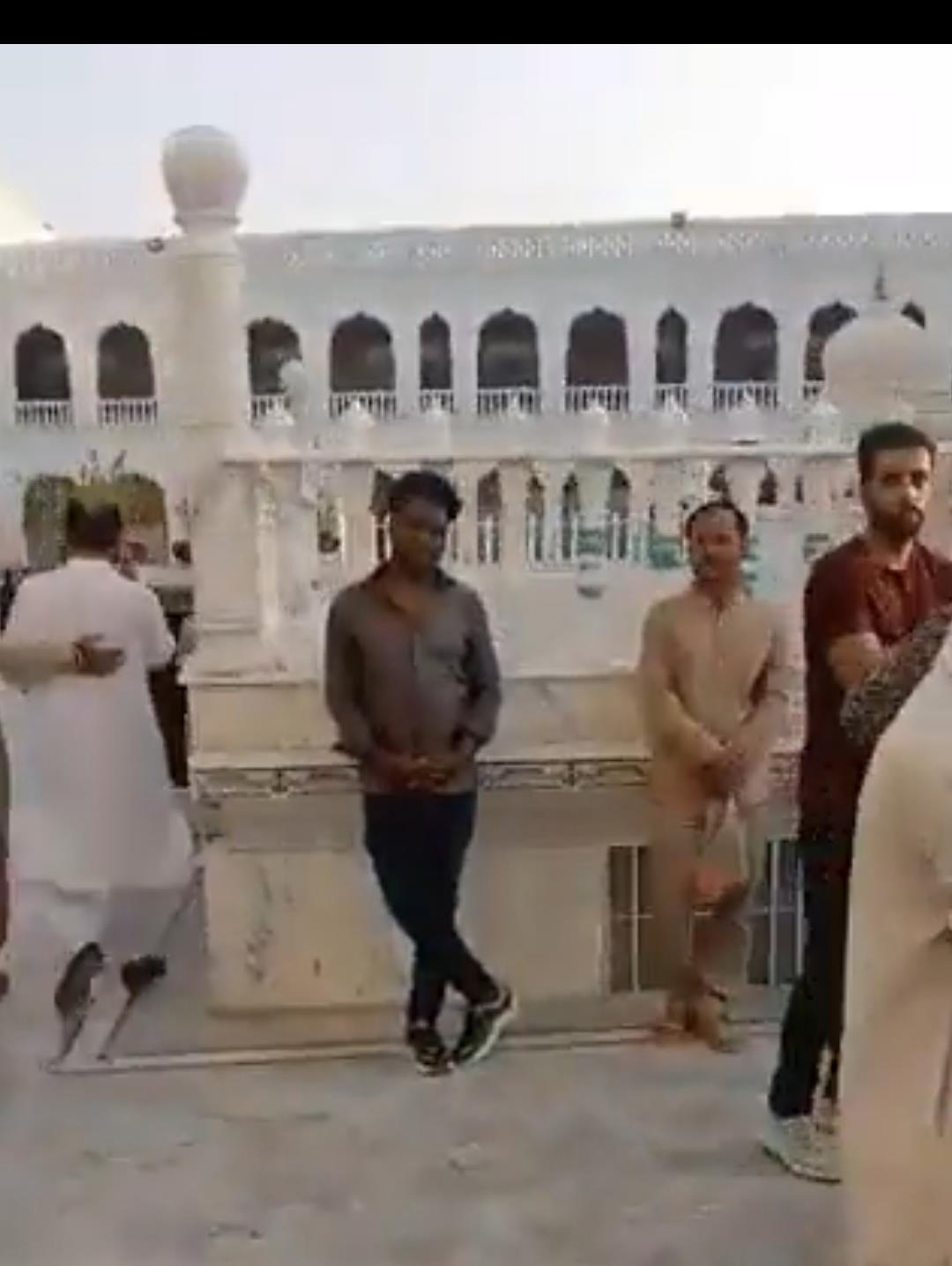 Outrage after film crew shoots inside Gurdwara Panja Sahib in Pakistan while wearing shoes