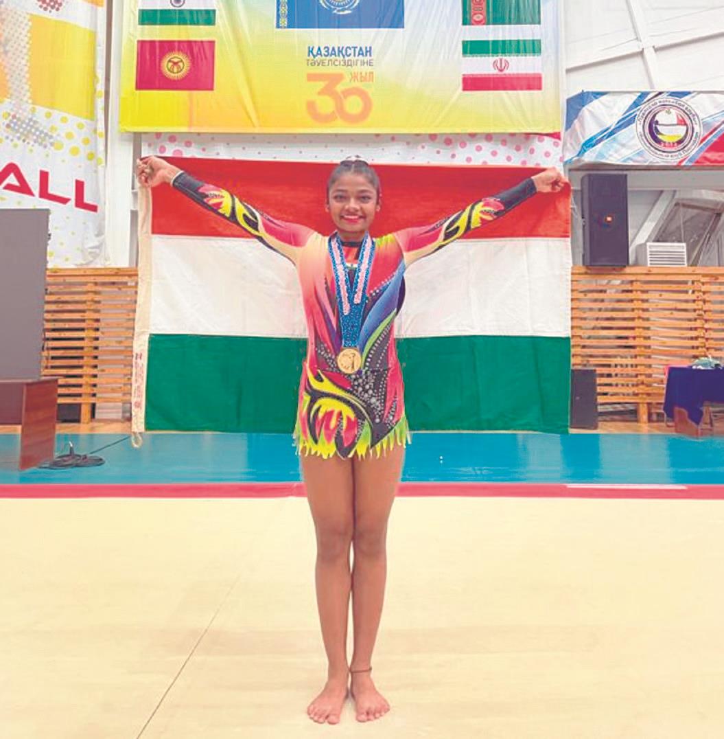 VES students win medals at Asian Acrobatic Gymnastics Championship in Kazakhstan