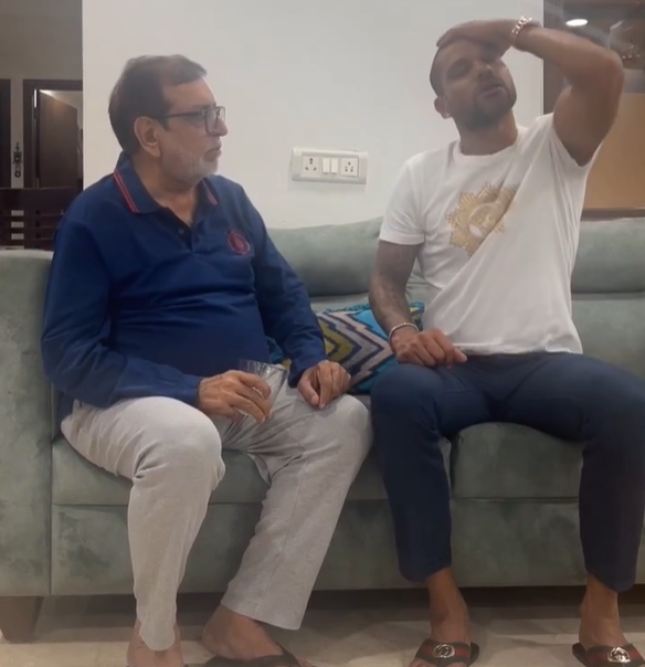 'Khel gaye papa': Shikhar Dhawan's hilarious reel with father on 'fixing marriage without his consent' goes viral