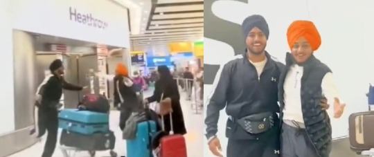 Watch: Sikh man flaunts 'bhangra' moves while welcoming his friend at London's Heathrow Airport
