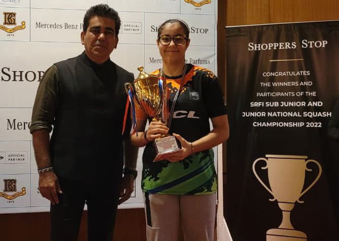Chandigarh girl claims silver medal in national squash championship
