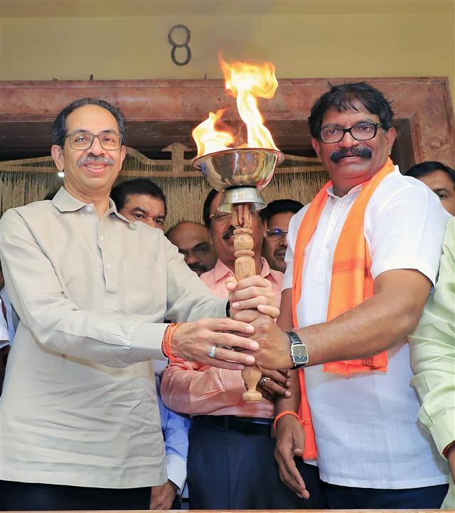 'Two swords and a shield' poll symbol allotted to Eknath Shinde camp