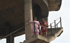 2 teachers climb atop water tank in Sohana