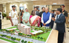 Prez unveils new sectt; gives city green projects