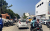 Private hospitals, labs encroach on public roads in Patiala, commuters suffer