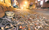 Day after, streets in Jalandhar strewn with waste