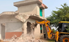Residences of  2 drug peddlers demolished in Kaithal district