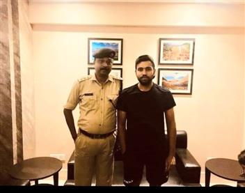 Assam Police personnel shares photo with Indian skipper Rohit Sharma before 2nd T20I in Guwahati, netizens assume cricketer got arrested