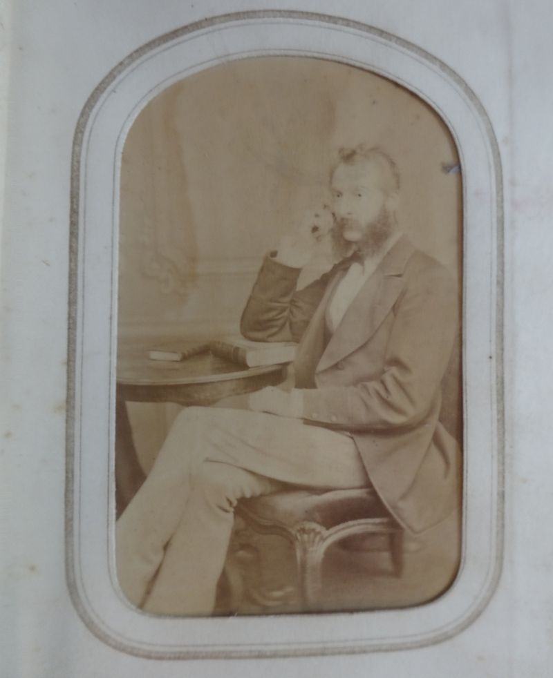 Photo album of an unknown family