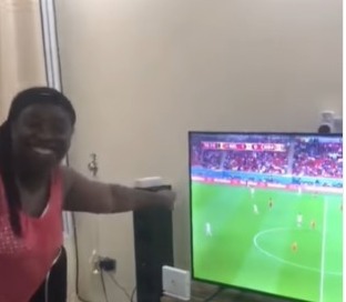 Proud mommy: Woman celebrates in joy after spotting her son playing for Canada in FIFA World Cup, see heart-warming video