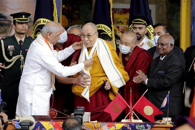 Gandhi Mandela Award for Dalai Lama