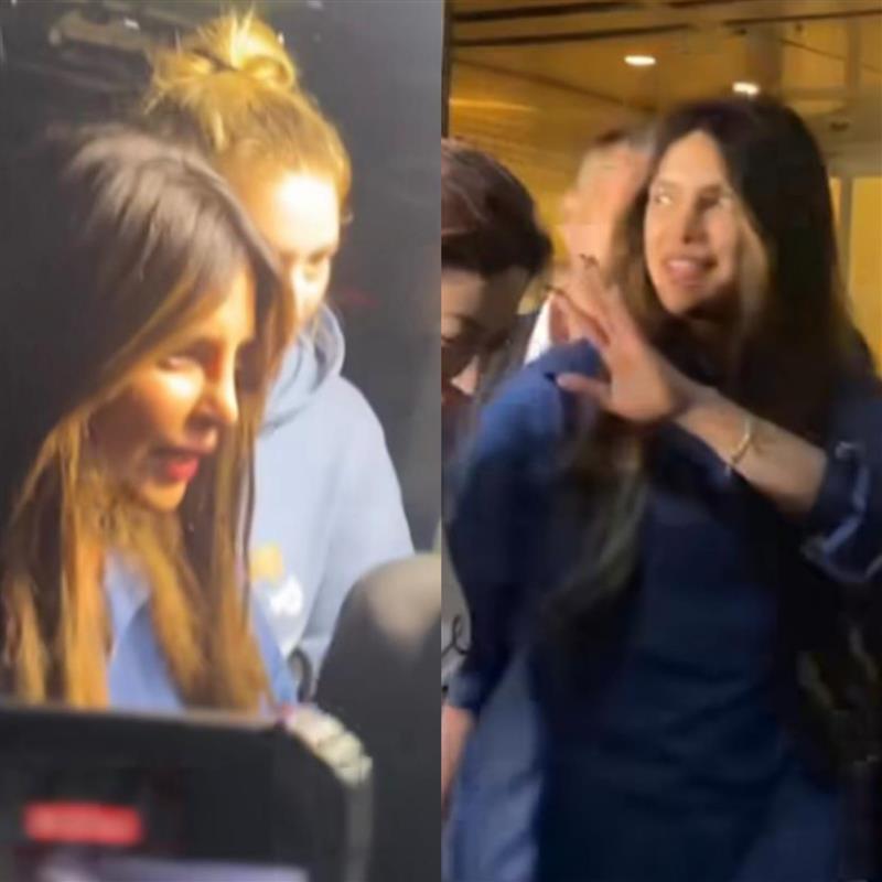 800px x 800px - Video: Priyanka Chopra returns to India after 3 years, gets mobbed as she  lands at Mumbai airport : The Tribune India