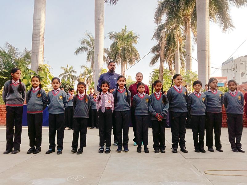 Valley Public School girls win kho-kho competition