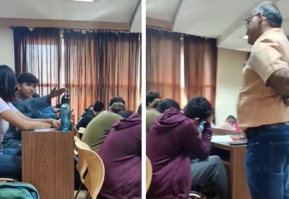 Called Kasab, Manipal university student schools professor; video goes viral