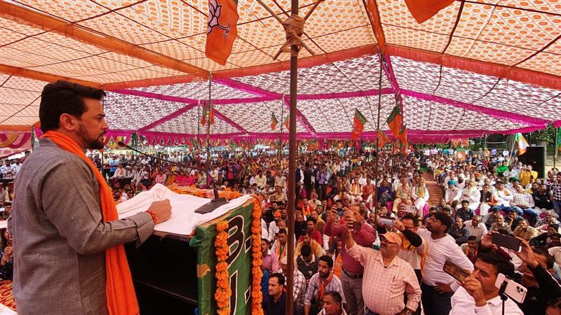 ‘BJP works for development’, Anurag Thakur cites drug park, IIM