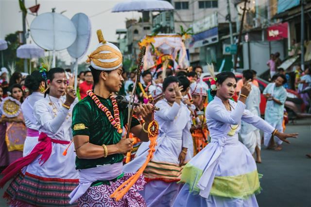 Tradition and modernity in Manipur festivals