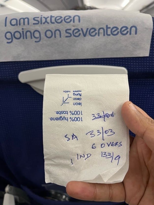 IndiGo pilot updates on board cricket fan with latest score of T20 match between India and South Africa, airline gets netizens’ shout-out