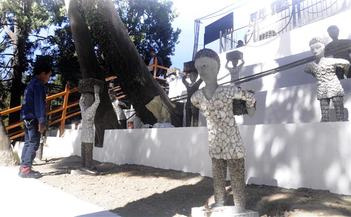 Nek Chand's sculptures reinstalled in Shimla
