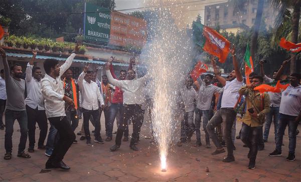 Assembly bypoll results: BJP wins 4 seats; TRS, RJD, Sena (Uddhav) bag one each