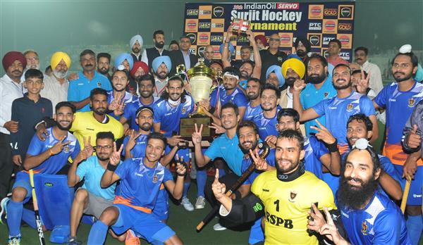 Indian Railways lift 39th Surjit hockey trophy