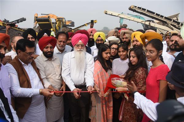 Minister inaugurates much-awaited legacy waste bioremediation project in Ludhiana