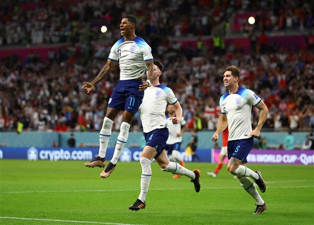 England advance after beating Wales 3-0 at World Cup