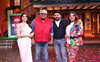 Boney and Janhvi Kapoor get candid on The Kapil Sharma Show