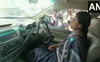Telangana politician YS Sharmila's car towed away by  cops with her in it